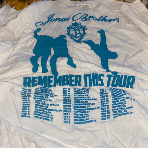 jonas brothers tour t shirt White Size Small - Picture 2 of 4